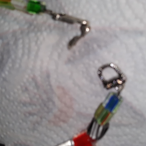 UNIQUE Chunky Cntempory Acrylic Colorful Bead Necklace. Handmade by Pandorakitty - Picture 2 of 9